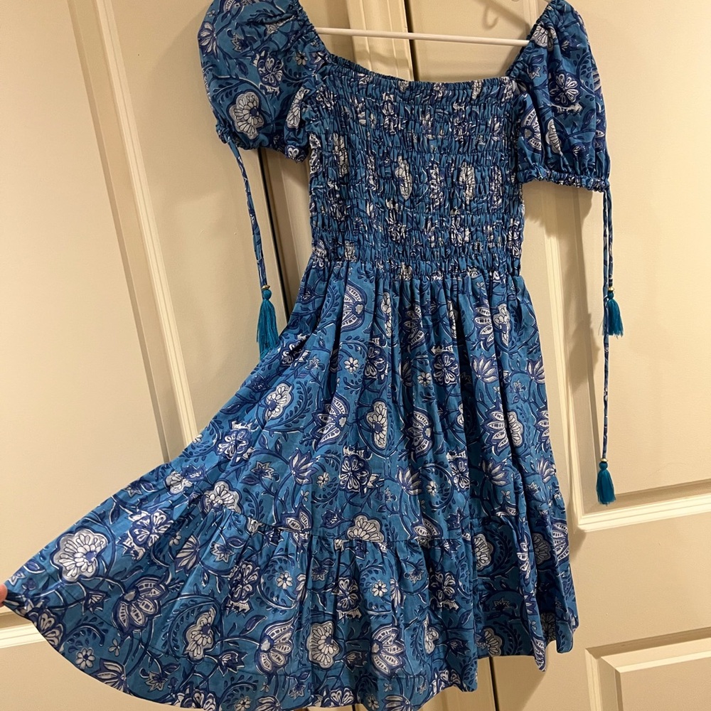 Perry Walker Collective Mini Dress in Blue Floral